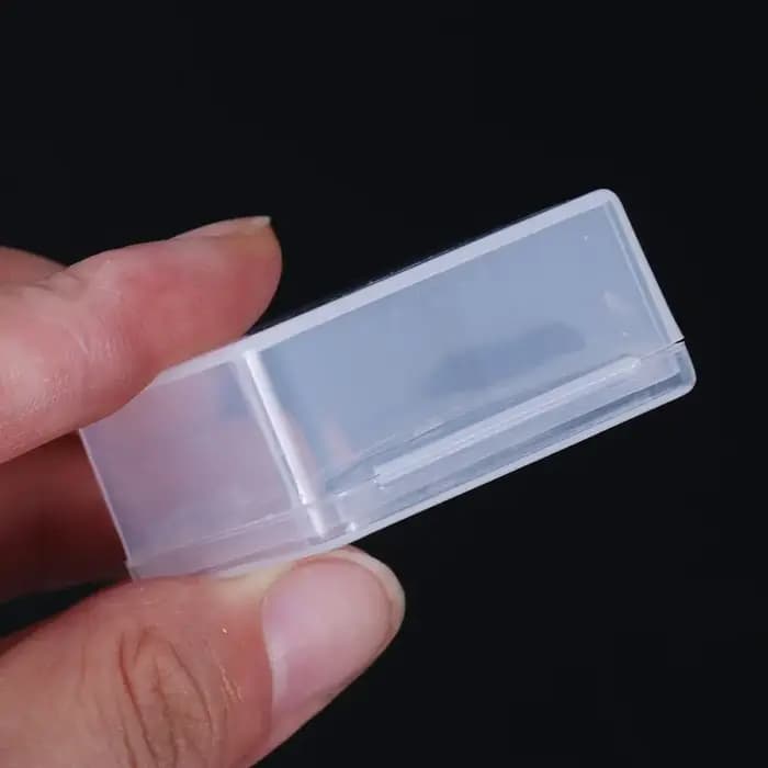 Mini Boîte d'Emballage Rectangulaire Translucide