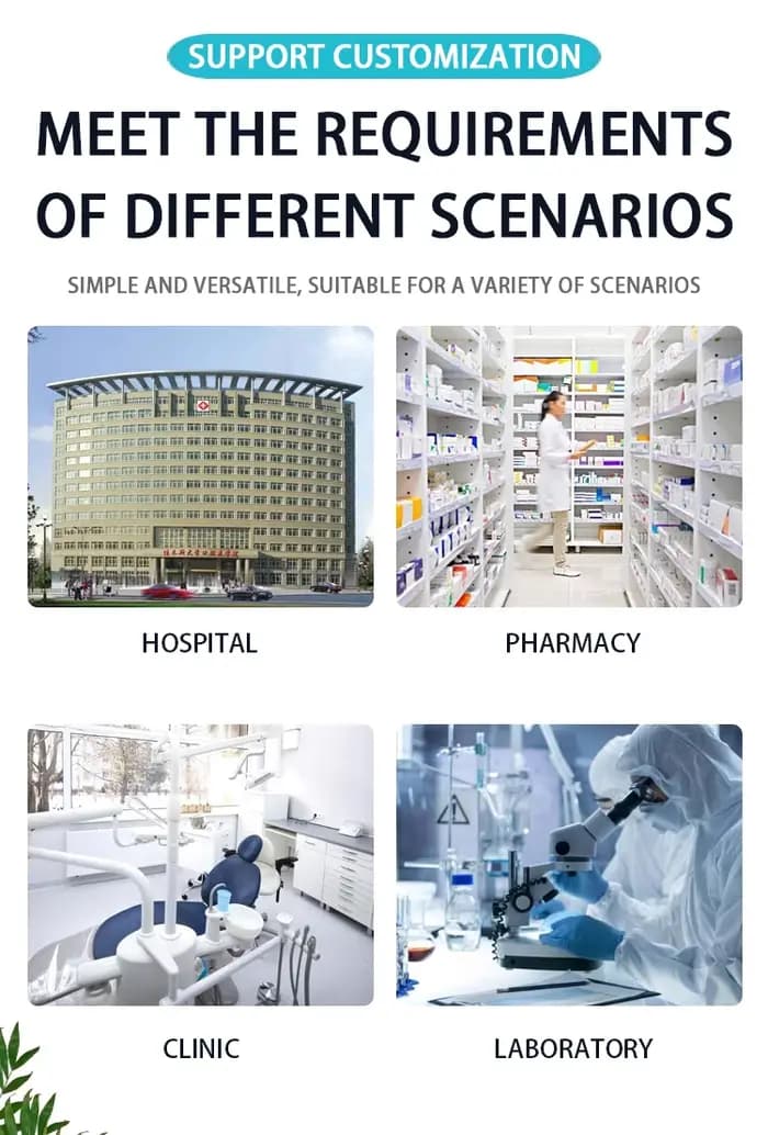 Armoire de rangement de médicaments moderne en acier inoxydable, avec serrure, pour hôpital, pharmacie, laboratoire, cuisine, utilisation scolaire en plein air, fourniture chinoise