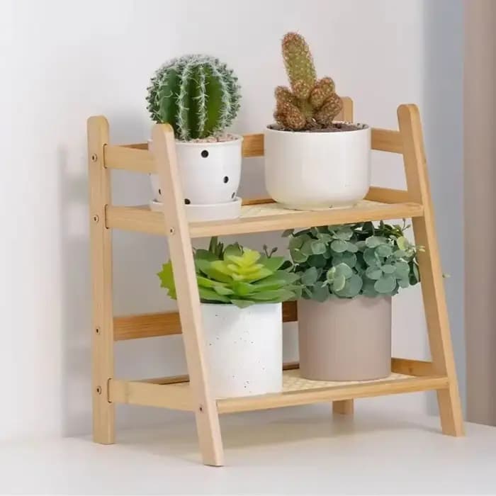Étagère de rangement en bois à 2 niveaux, stable, facile à assembler, étagère de cuisine multifonctionnelle, gain de place, étagère de rangement pour cosmétiques