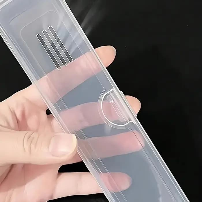Boîte à brosse à dents transparente