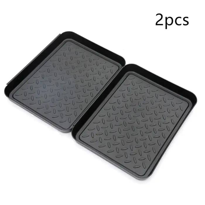 1/2 pièces Plateau de rangement robuste pour chaussures de voiture