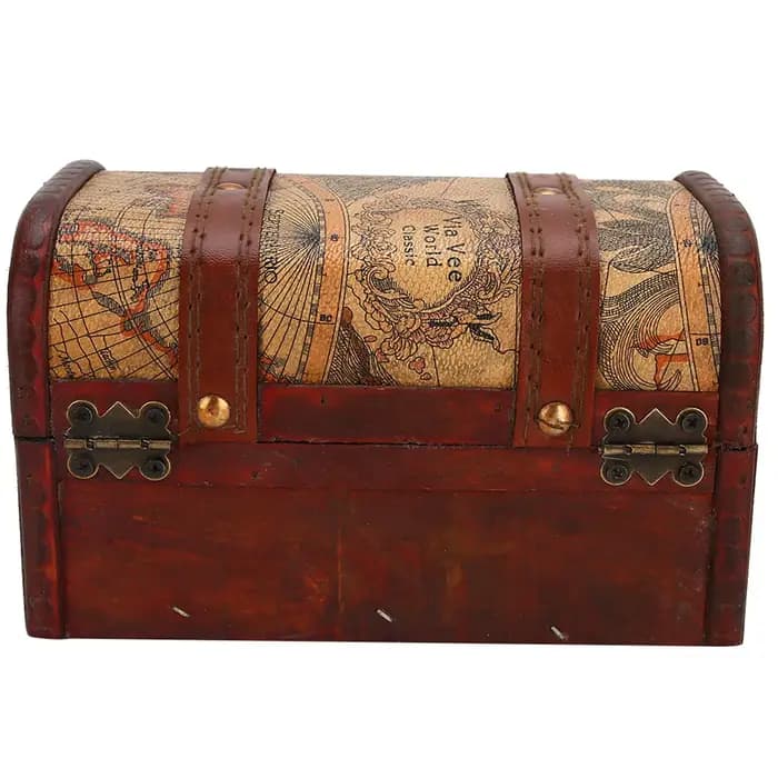 Boîte en bois rétro pour accessoires de photographie