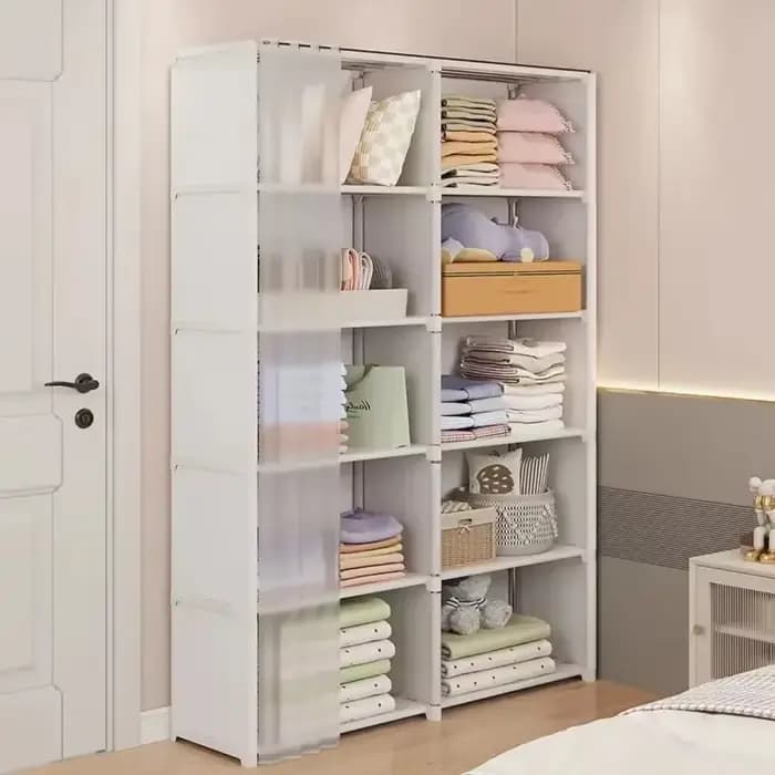Armoire de rangement multi-niveaux 5/6