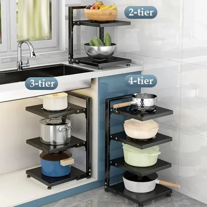 Supports de rangement de cuisine multicouches