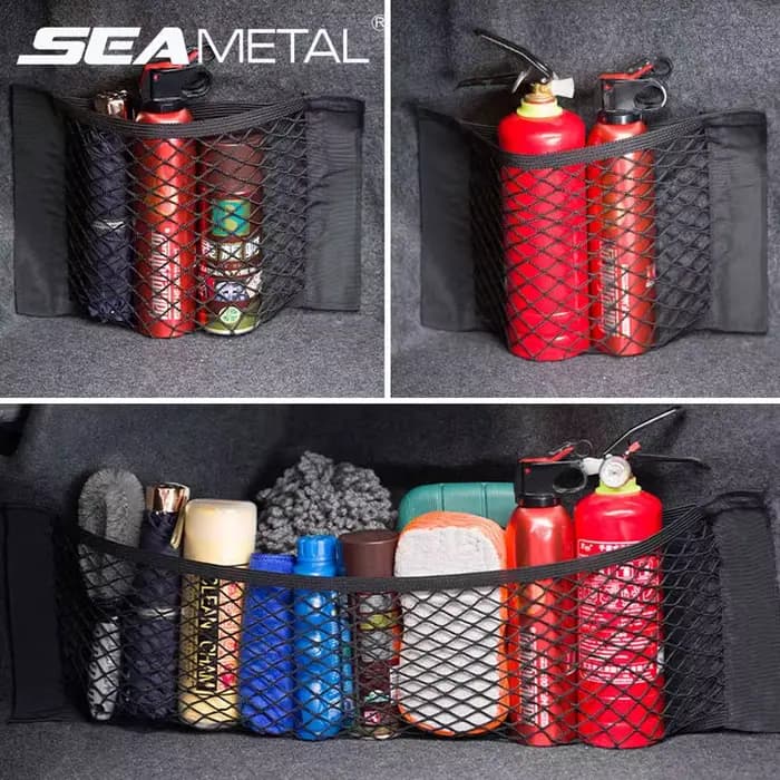 Sac de rangement de coffre de voiture en maille