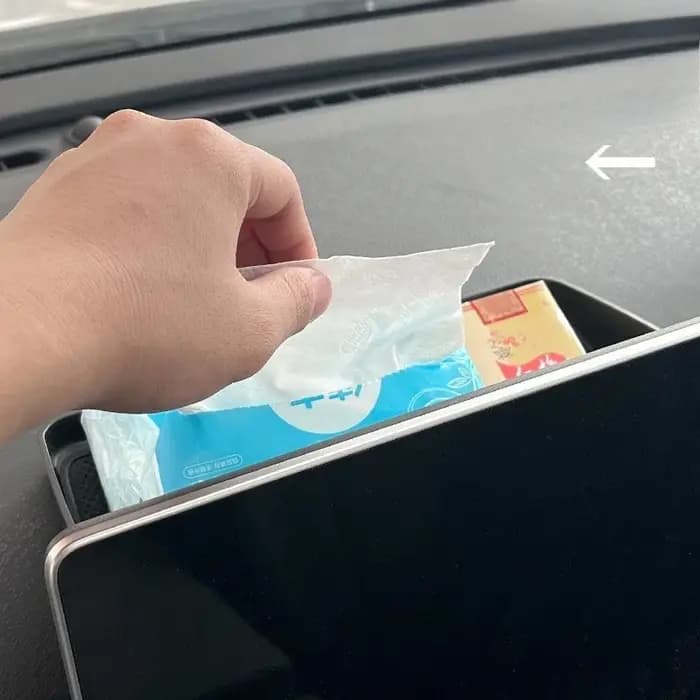 Boîte de rangement arrière pour écran de commande centrale Dongfeng 2024 2025