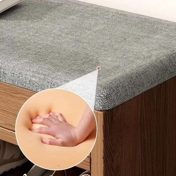 Meuble à chaussures compact pour couloir étroit
