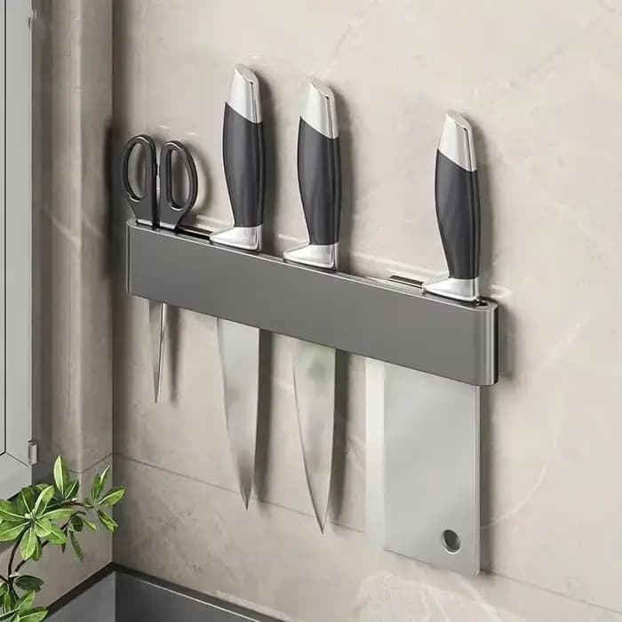 Porte-couteau mural multifonctionnel
