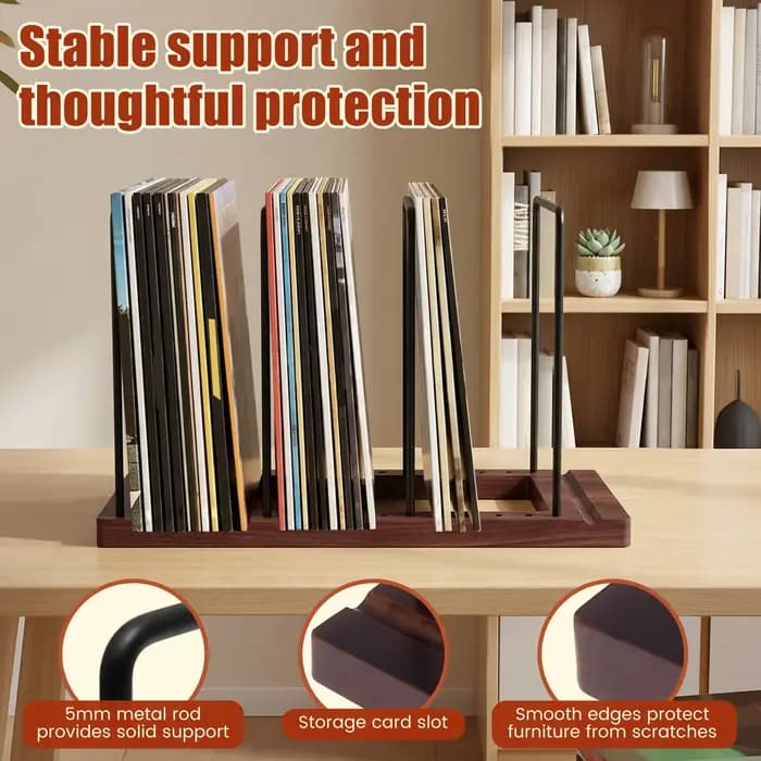Support de rangement pour disques vinyles