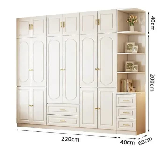 Armoire étroite sur rail, bibliothèque, armoire moderne pour bébé, accessoires, armoire en bois, armoire de chambre, meubles gain de place