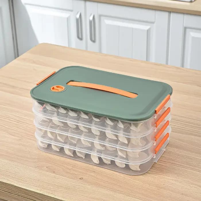 Boîte de rangement pour réfrigérateur à 4 étages