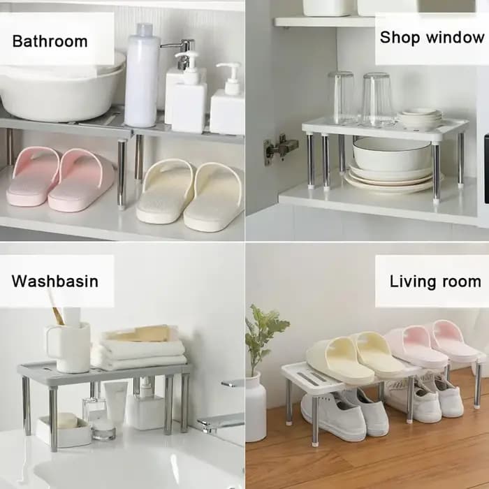 Étagère de rangement rétractable multifonctionnelle pour cuisine