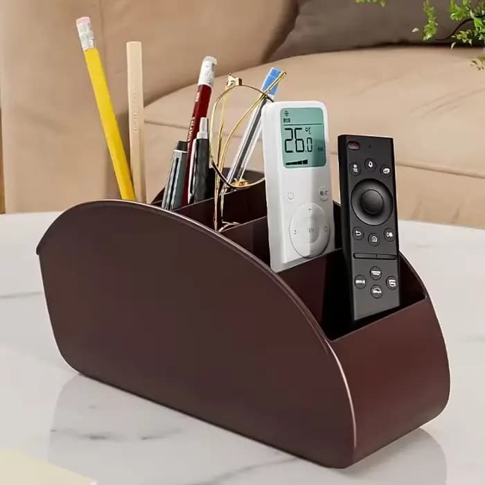 Boîte de rangement pour télécommande avec 5 compartiments