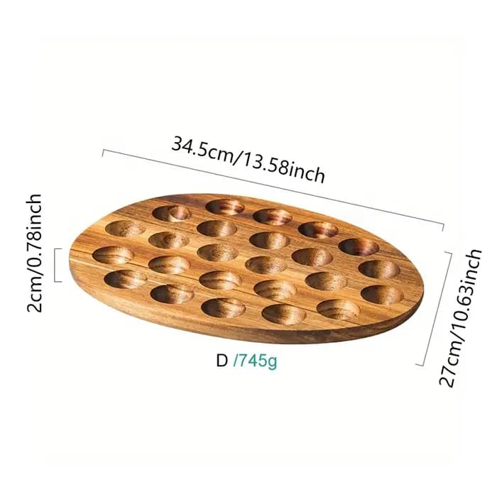 KEMORELA 1 pièces boîte de rangement d'oeufs en bois moderne-organisateur de cuisine multi-compartiments pour les œufs frais parfait pour la cuisson à domicile