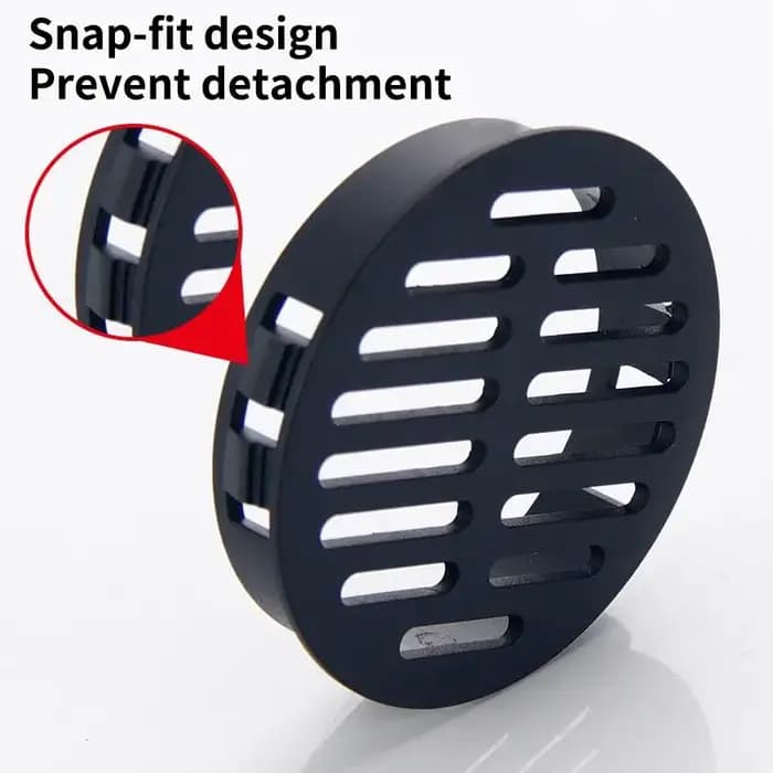 Grille de ventilation rectangulaire en maille respirante en plastique