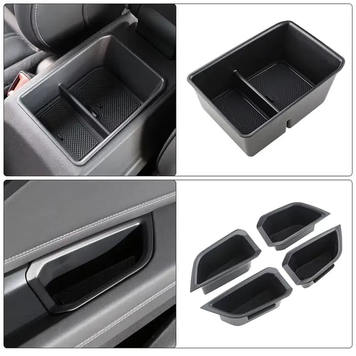 Boîtes de rangement pour porte avant et arrière de voiture