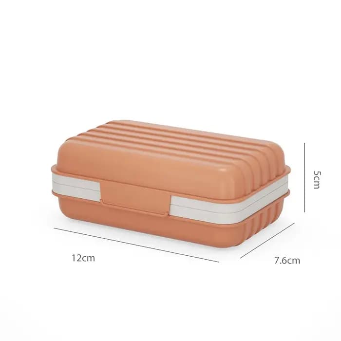 Porte-savon de salle de bain avec couvercle