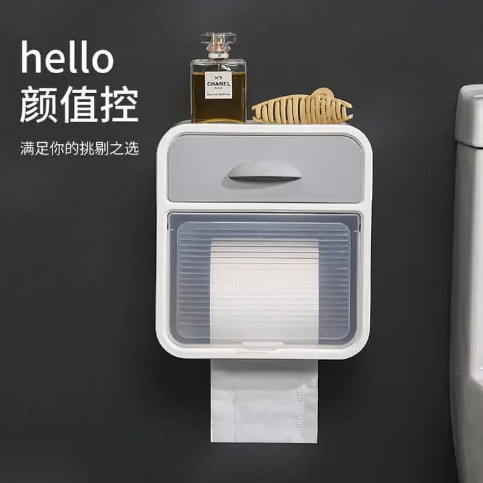 Boîte à mouchoirs de toilette murale