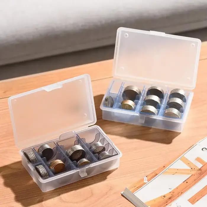 Boîte de rangement de pièces de monnaie multifonctionnelle