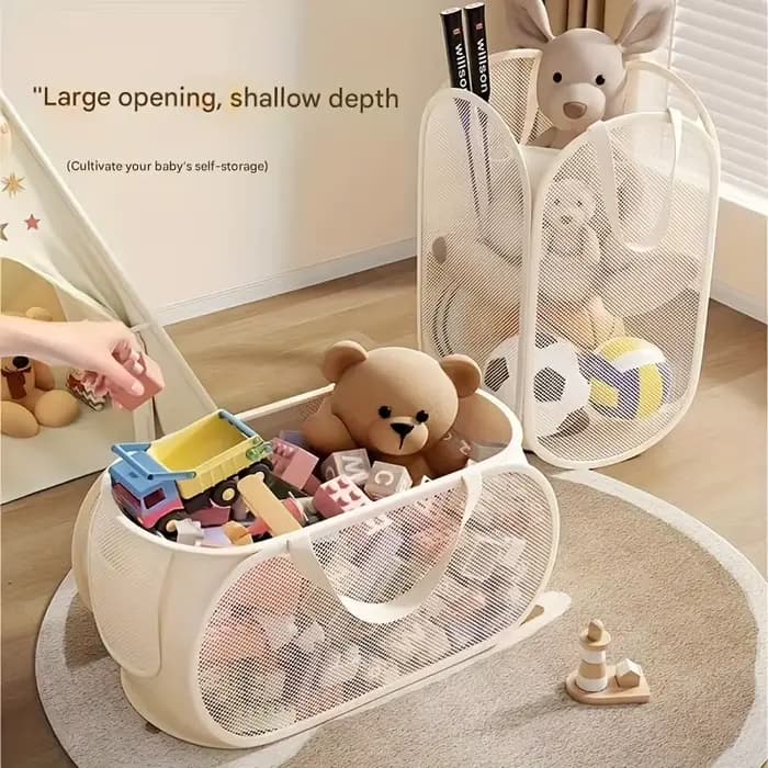 Panier de rangement pour jouets de grande capacité