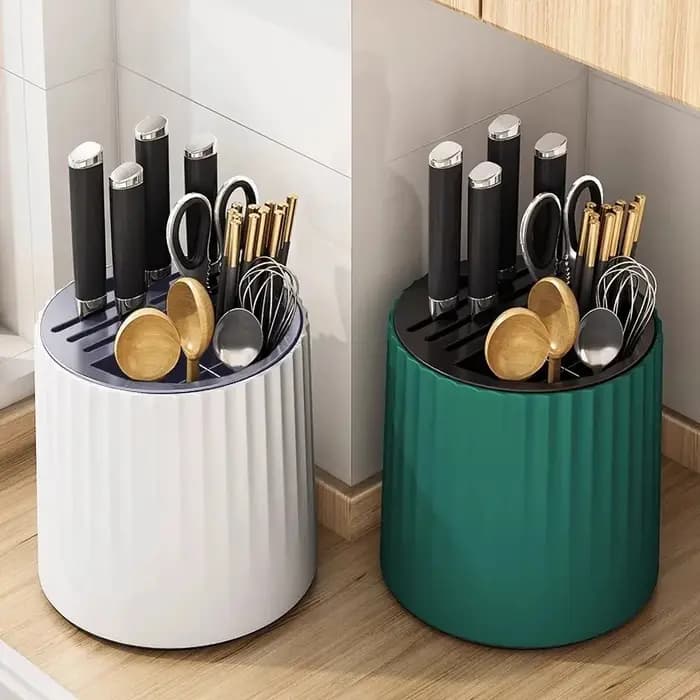 Support de rangement rotatif pour couteaux de cuisine