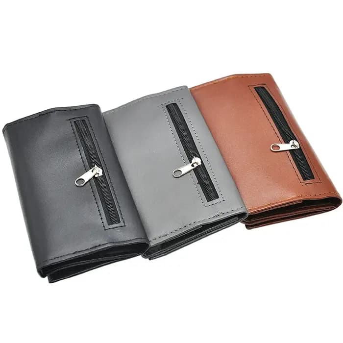 Offre spéciale Portable stockage de tabac/tabac pochette sac en cuir PU tuyau porte-Cigarette fumer porte-papier étui portefeuille sac