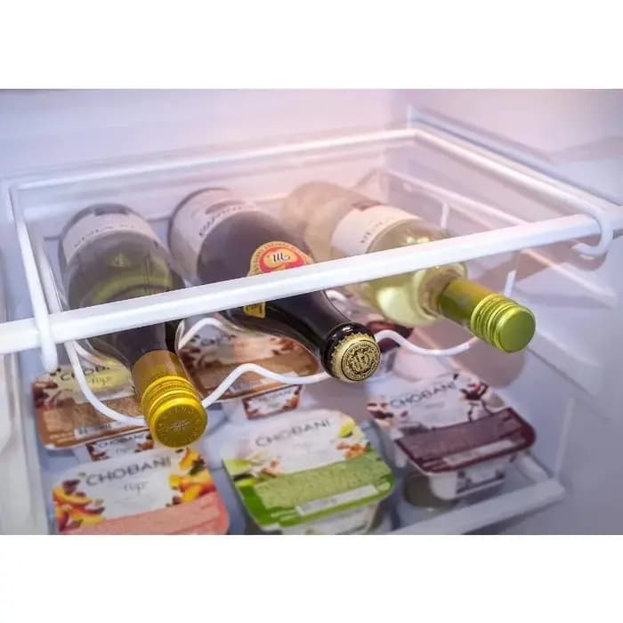 Organisateur créatif pour bouteilles de bière au réfrigérateur - Étagère de présentation de vin avec crochet de suspension pour le rangement et l'organisation à la maison et en cuisine