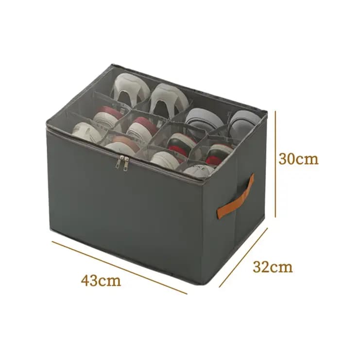 Hlzs-solution de rangement de chaussures pour placard-paquet de 2 organisateurs