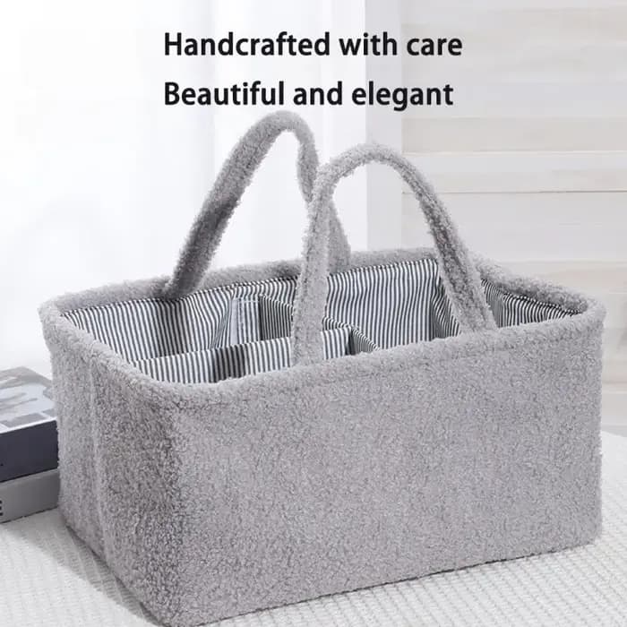 Panier rangement pour bébé avec intérieur étanche