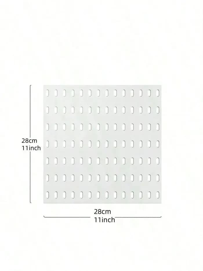 Planche de rangement murale suspendue avec crochets