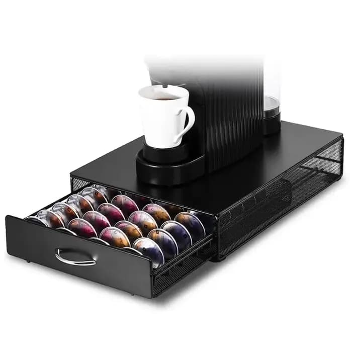 Porte-dosette de café, tiroir de rangement Compatible Starbucks Verismo Nespresso Vertuo Caffitaly Lavazza porte-capsules comptoir de cuisine