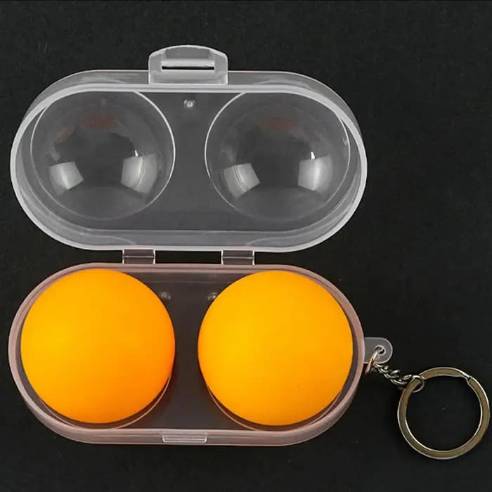 Boîte à balles de Tennis de Table, étui de protection rigide Portable transparent pour accessoires de Tennis de Table et utilisation d'entraînement