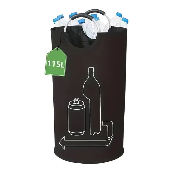Conteneur de collecte de bouteilles grande capacité 115L