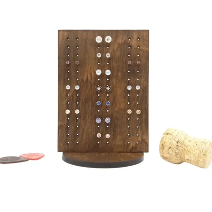 Organisateur de boucles d'oreilles, présentoir pour clous d'oreilles, support de rangement, plateau de présentation, boîte de rangement tendance, étui cadeau pour accessoires féminins