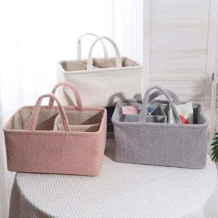 Panier rangement pour bébé avec intérieur étanche