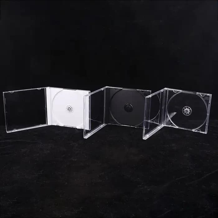 Boîte à CD transparente de haute qualité