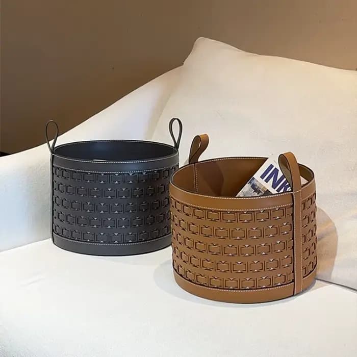 Panier de rangement de luxe léger