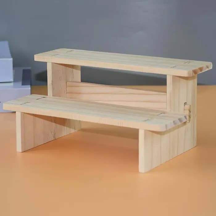Présentoir Riser en Bois Rectangulaire