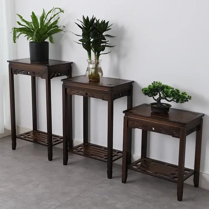 Étagère à fleurs, support pour pot