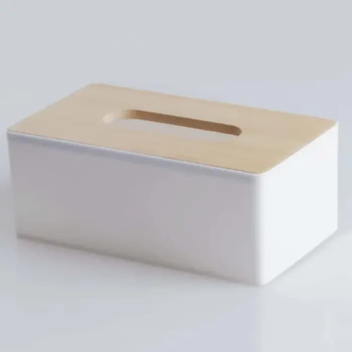 Boîte à mouchoirs en bois épaissie, boîte de rangement pour papier de bureau, porte-serviettes de voiture élégant, distributeur de serviettes, décoration de bureau