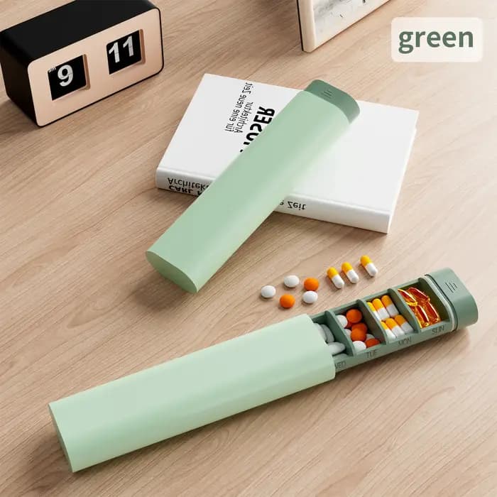 Nouvelle boîte à médicaments hebdomadaire, boîte de rangement portable pour médicaments, boîte de ra