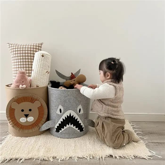 Seau de rangement de jouets pour bébé de grande capacité