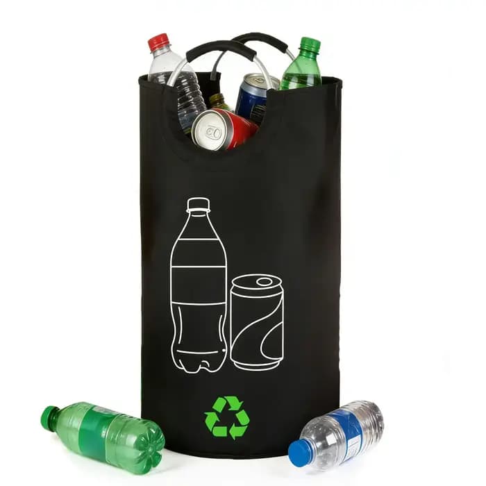 Sacs de recyclage 82L en tissu Oxford avec poignée en aluminium