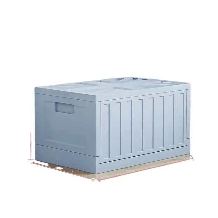 Boîte de rangement en plastique pliable de grande capacité