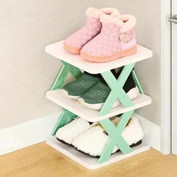 Petit support à chaussures vertical empilable