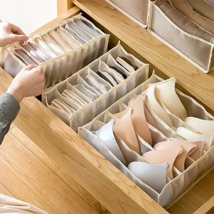 Boîte de rangement de Style tiroir de Lingerie en maille