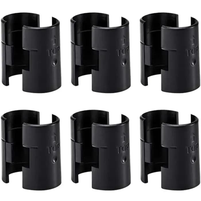 24 clips de fixation pour étagères métalliques de 3/4 po - 12 paires