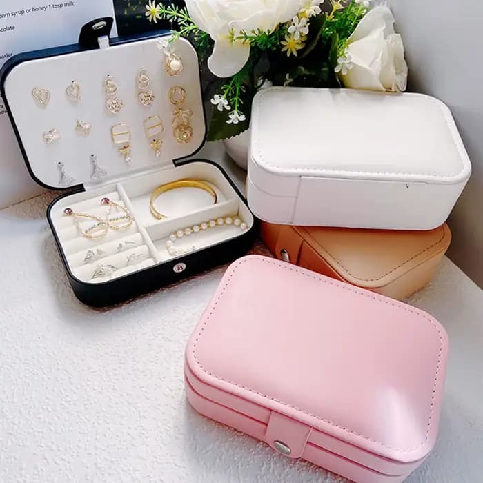 Boîte de rangement de bijoux Portable