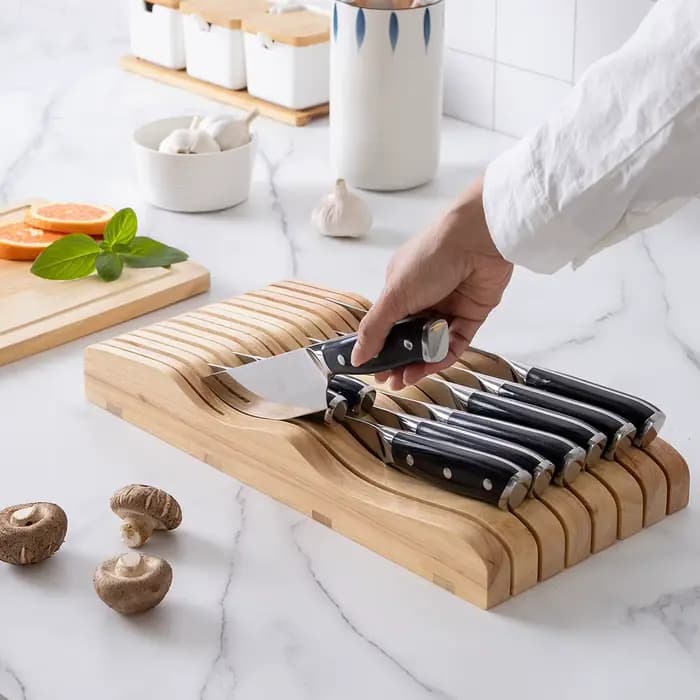 1PC-support de rangement de couteaux