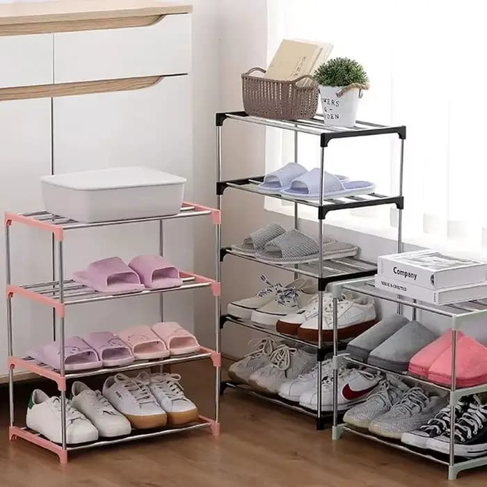 Étagère à chaussures à 3/4/5 niveaux – Organisateur multi-niveaux autoportant pour économiser de l'espace